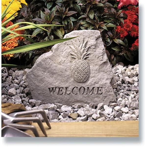 Kay Berry Inc Kay Berry- Inc. 64320 Welcome - Pineapple Garden Accent - 11.5 Inches x 9.5 Inches 64320 - main